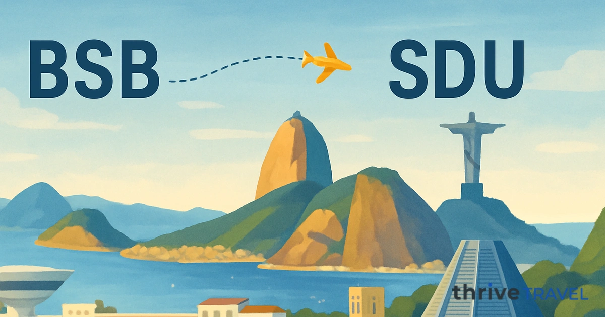 Brasilia to Rio de Janeiro
