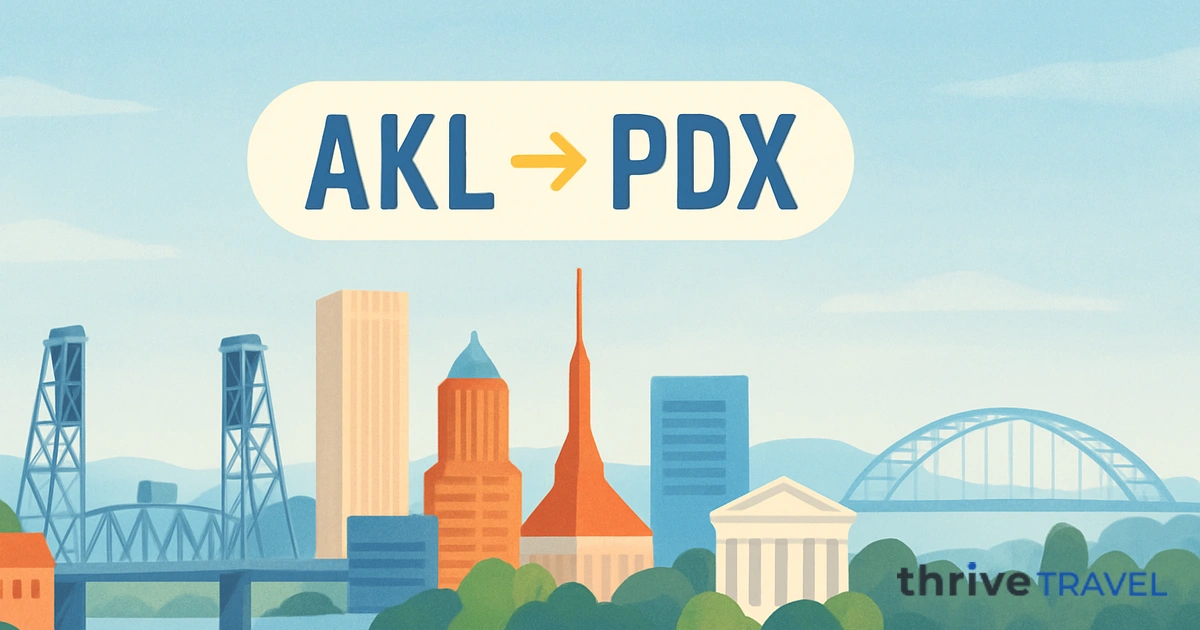 Auckland to Portland