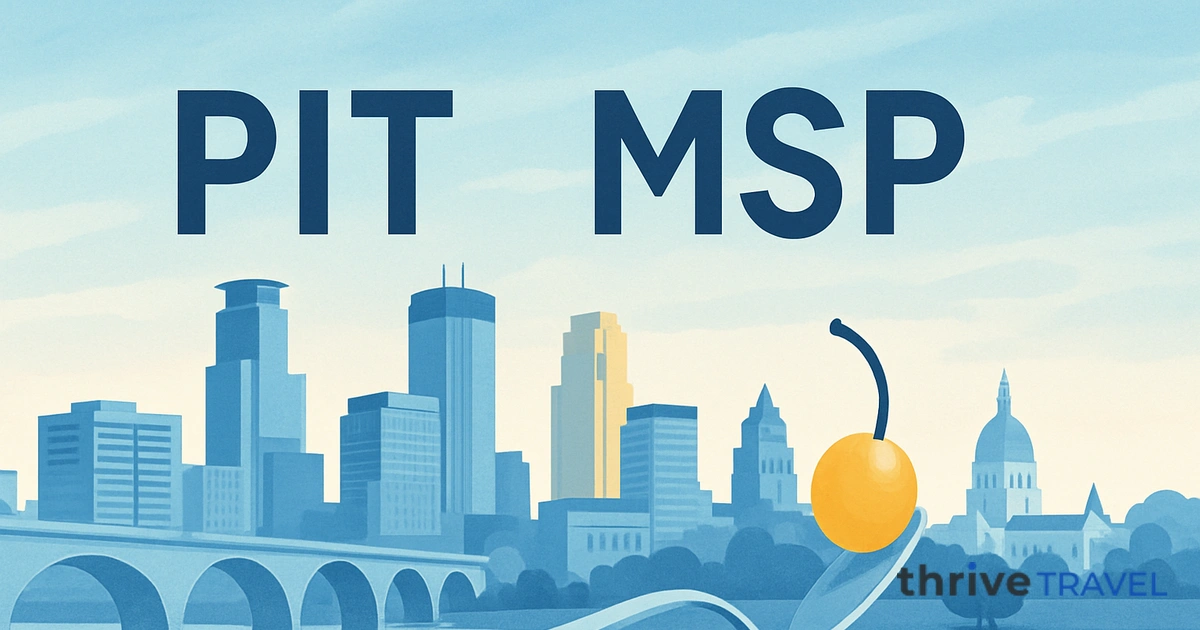 Pittsburgh to Minneapolis