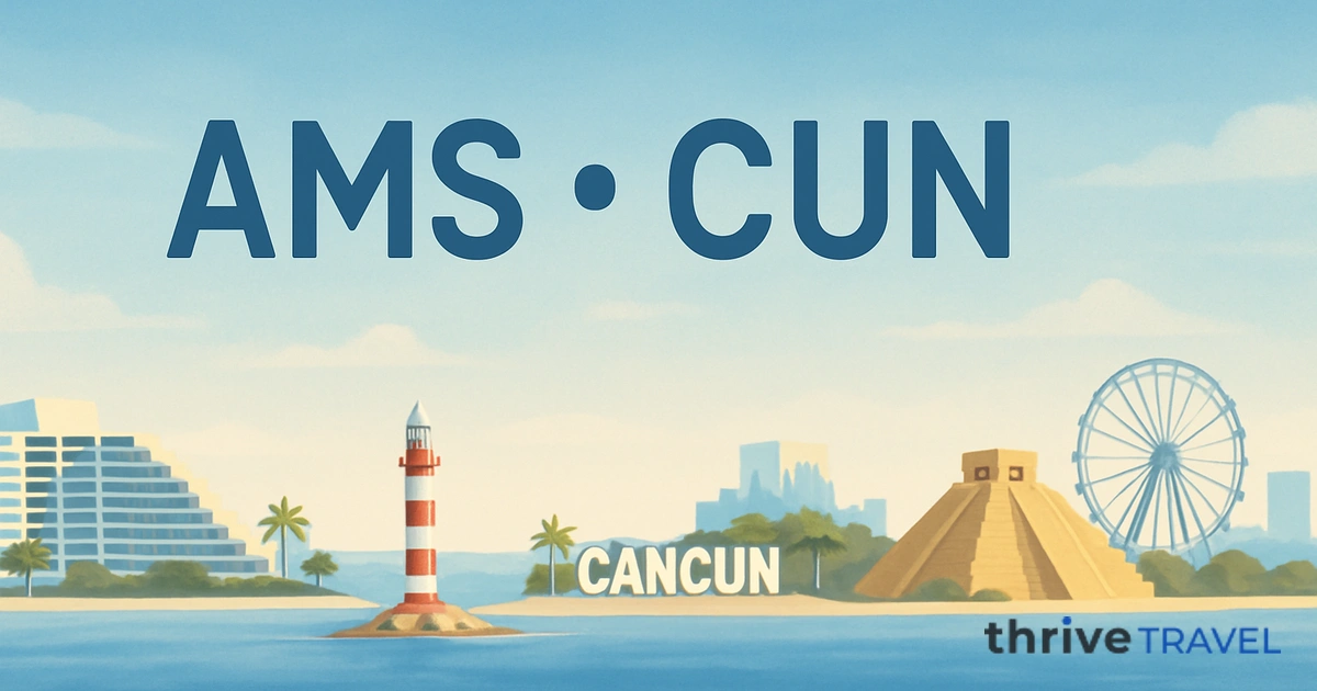 Amsterdam to Cancún
