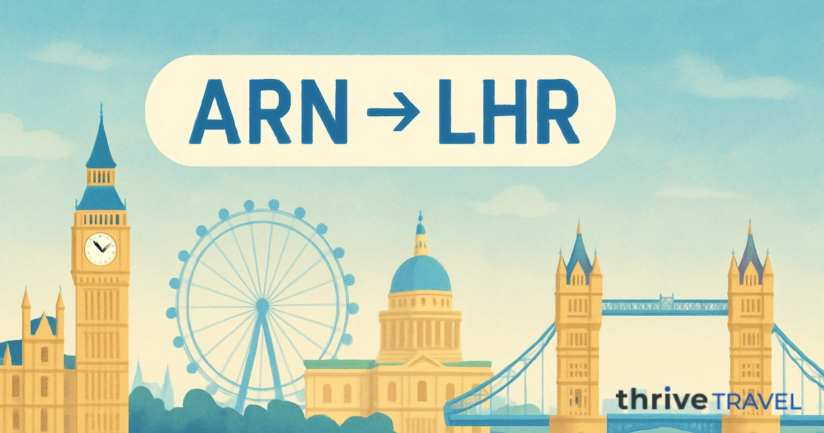 Stockholm to London