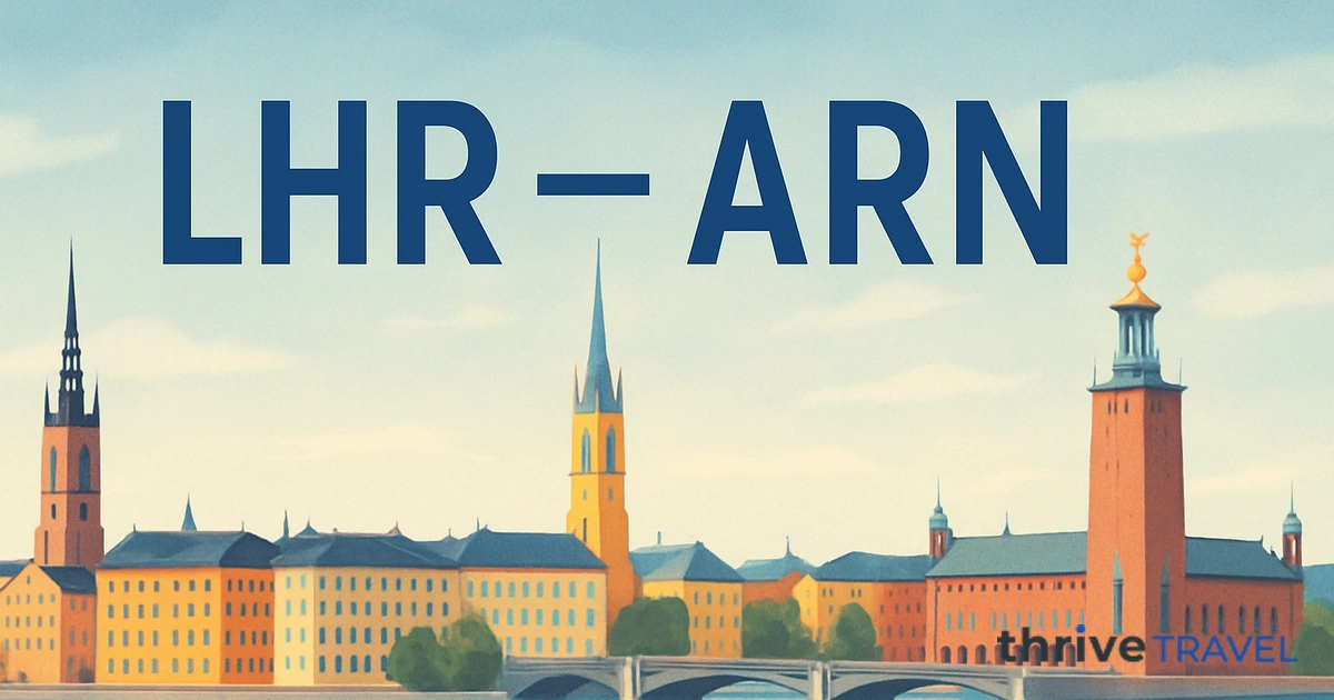 London to Stockholm