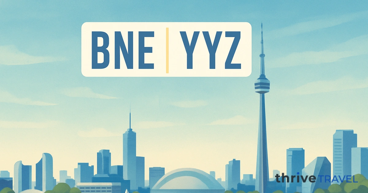Brisbane to Toronto