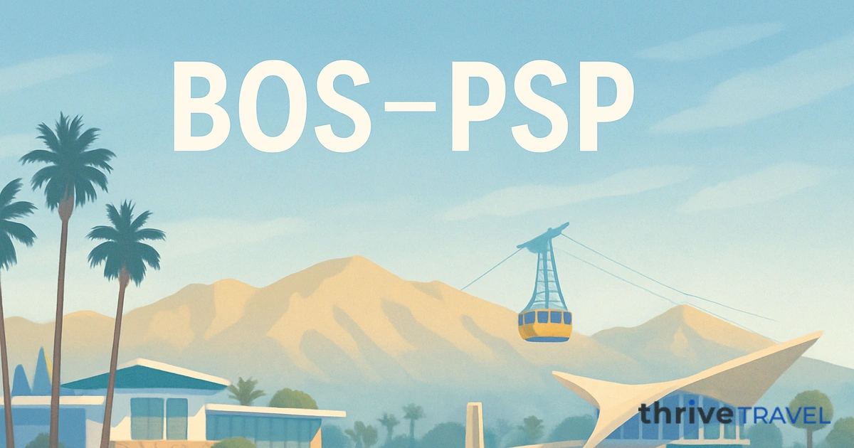 Boston to Palm Springs