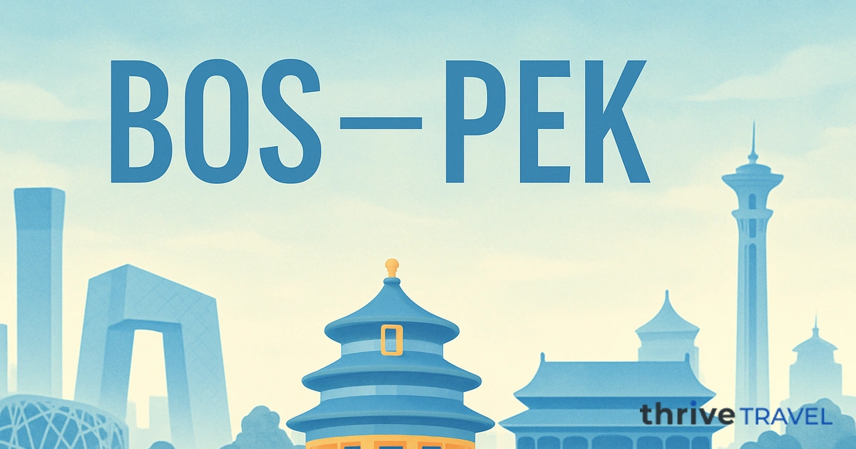 Boston to Beijing