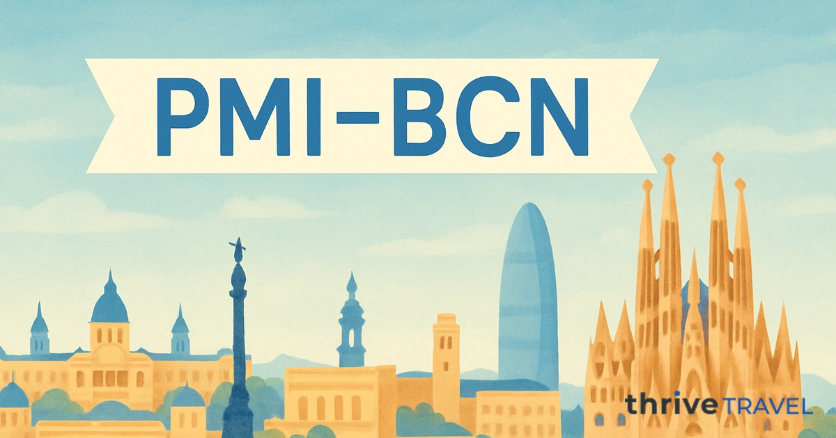 Palma de Mallorca to Barcelona