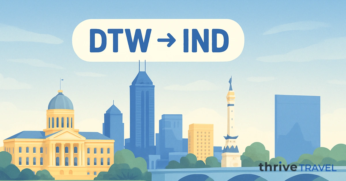 Detroit to Indianapolis