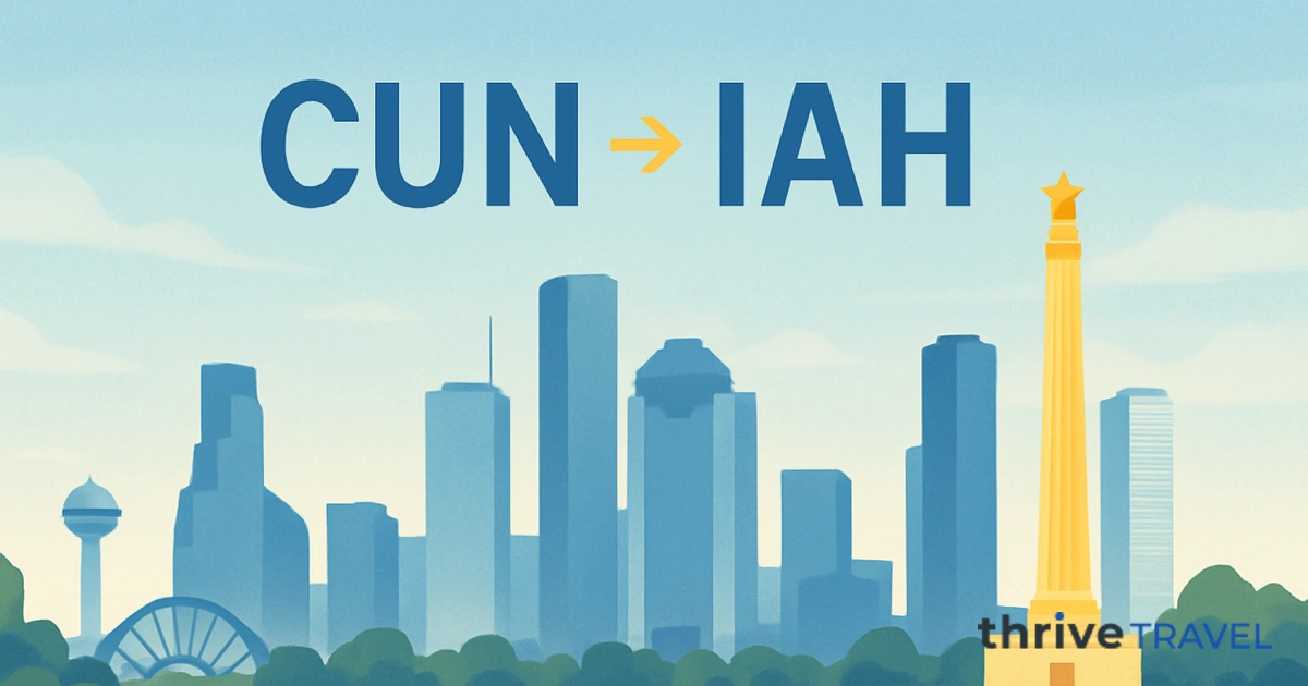 Cancún to Houston