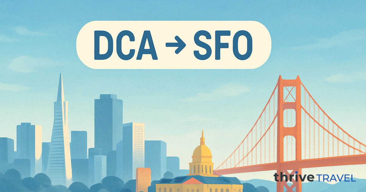 Washington to San Francisco