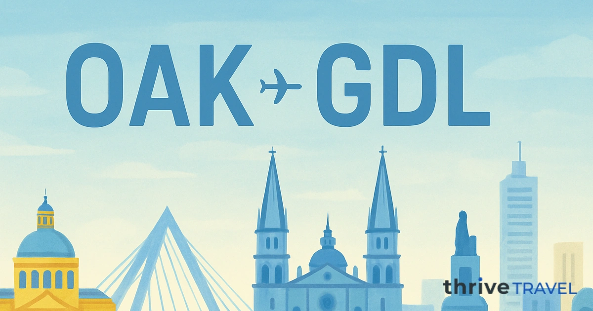 Oakland to Guadalajara