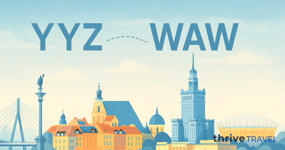 Toronto to Warsaw