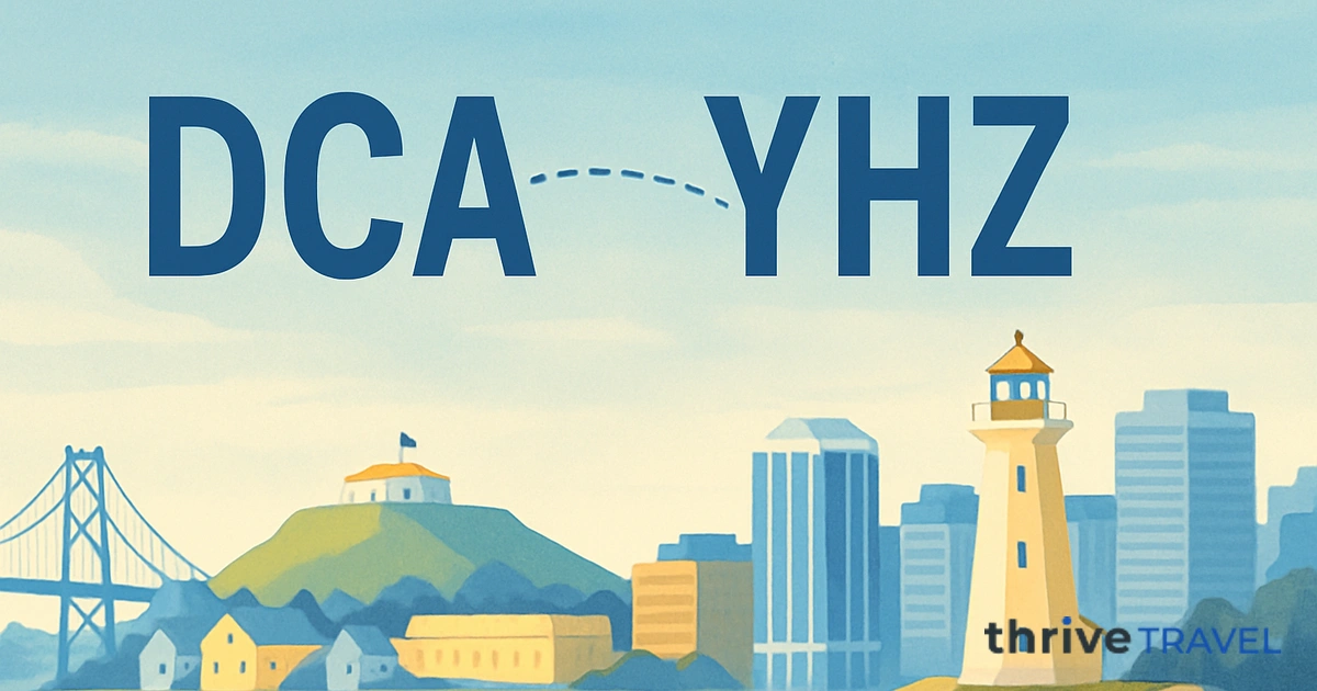 Washington to Halifax