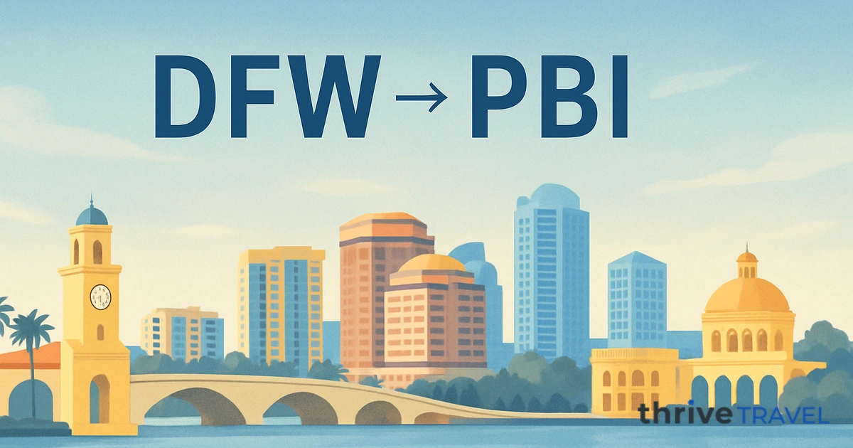 Dallas to West Palm Beach