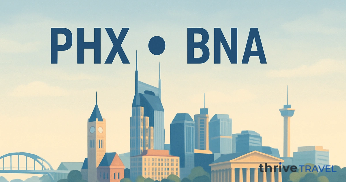 Phoenix to Nashville