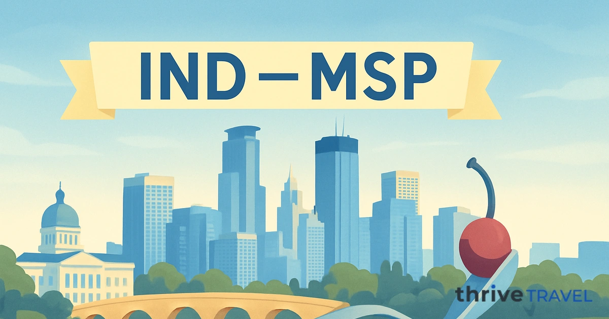 Indianapolis to Minneapolis
