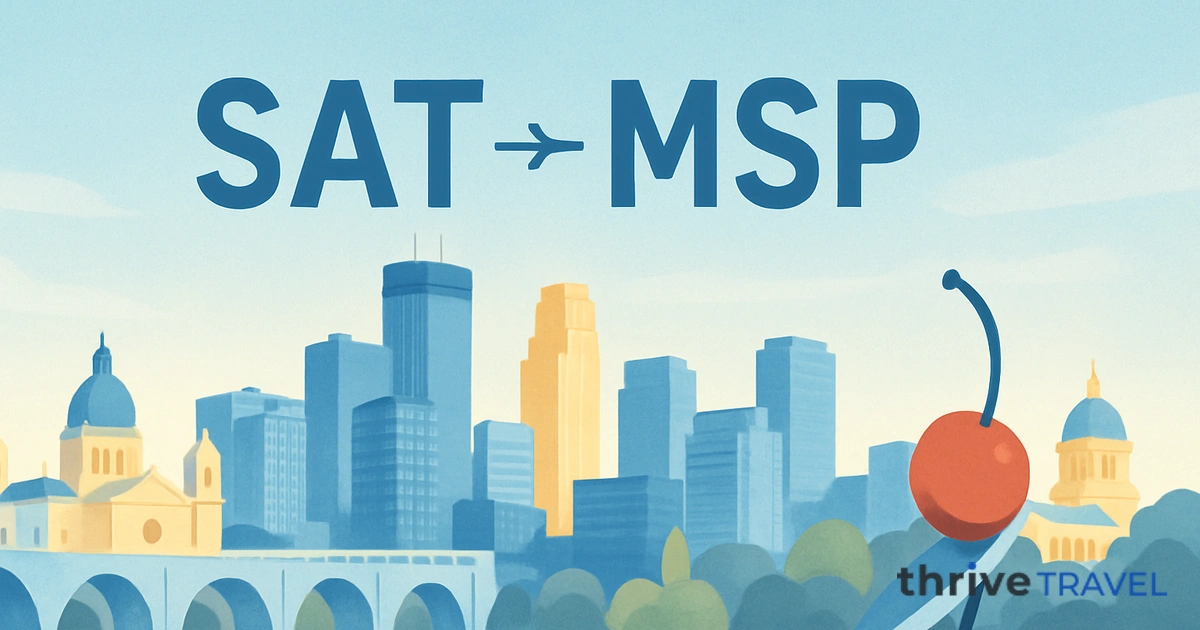 San Antonio to Minneapolis