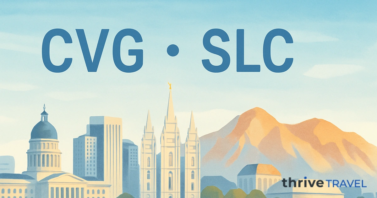 Cincinnati to Salt Lake City