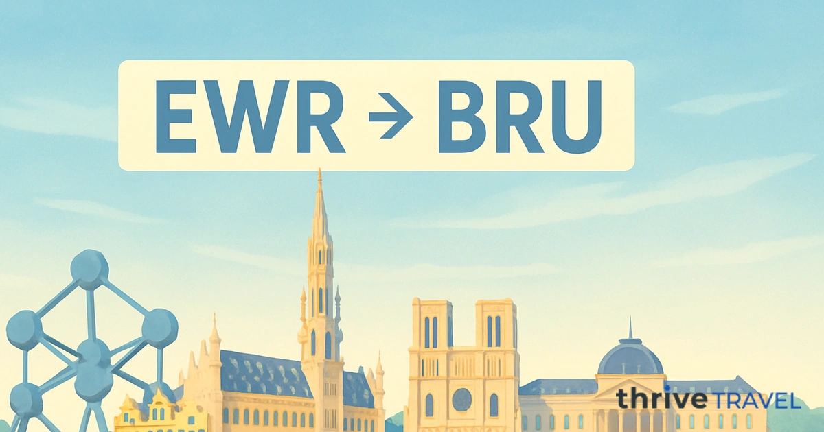 Newark to Brussels