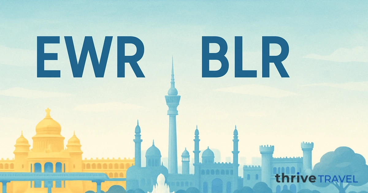 Newark to Bangalore