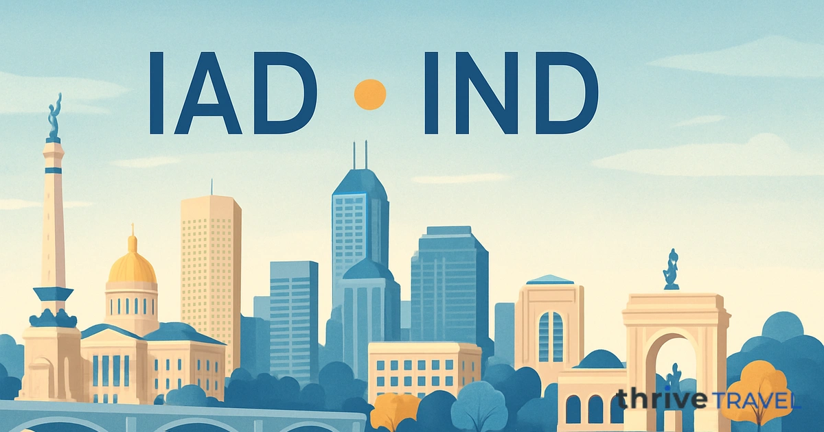 Washington to Indianapolis