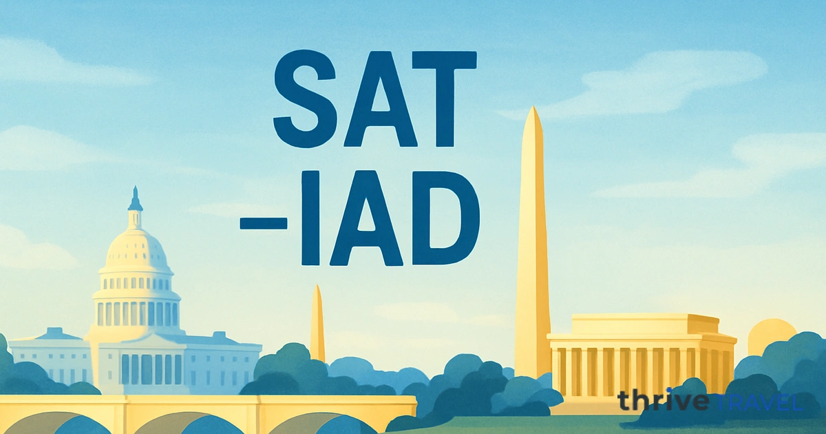 San Antonio to Washington
