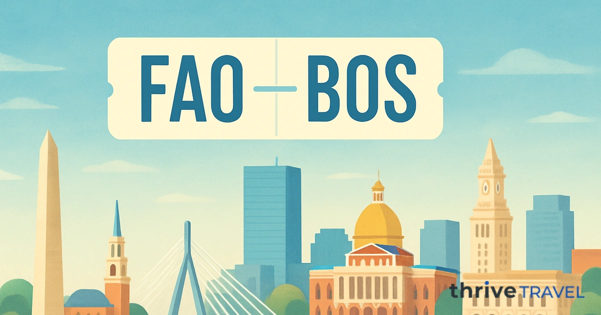 Faro to Boston