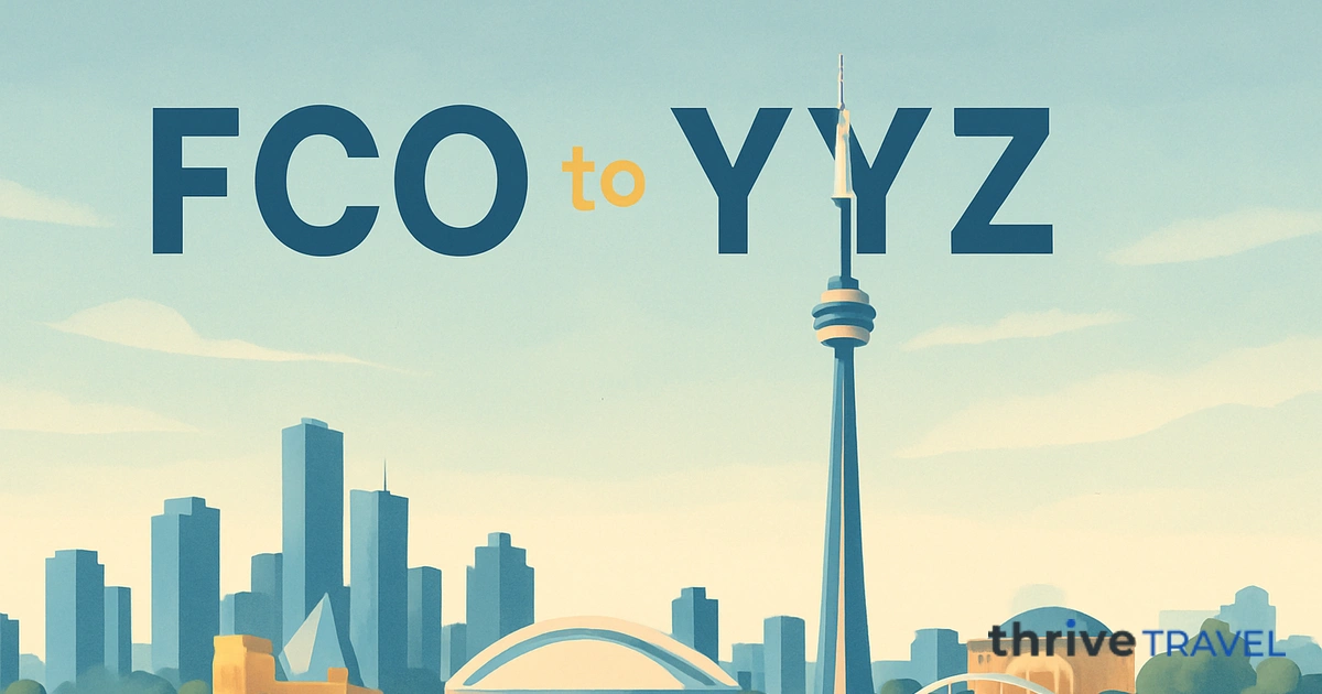 Rome to Toronto