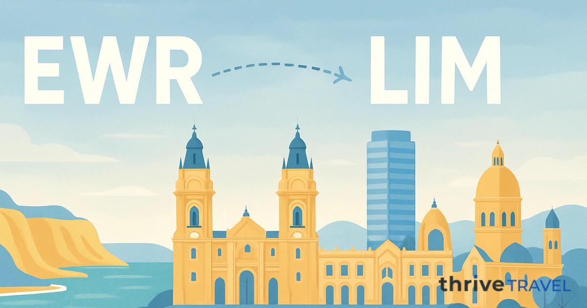 Newark to Lima