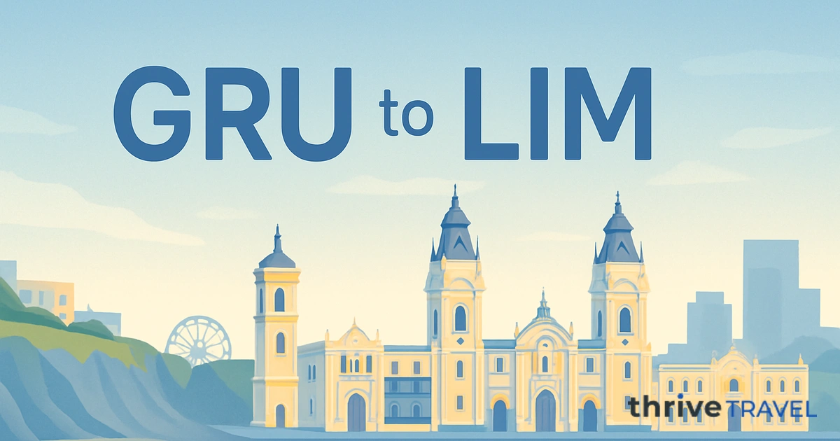 São Paulo to Lima