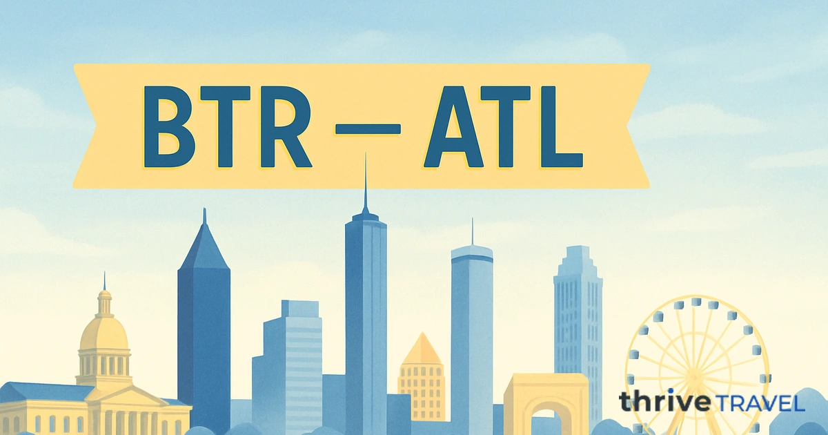 Baton Rouge to Atlanta
