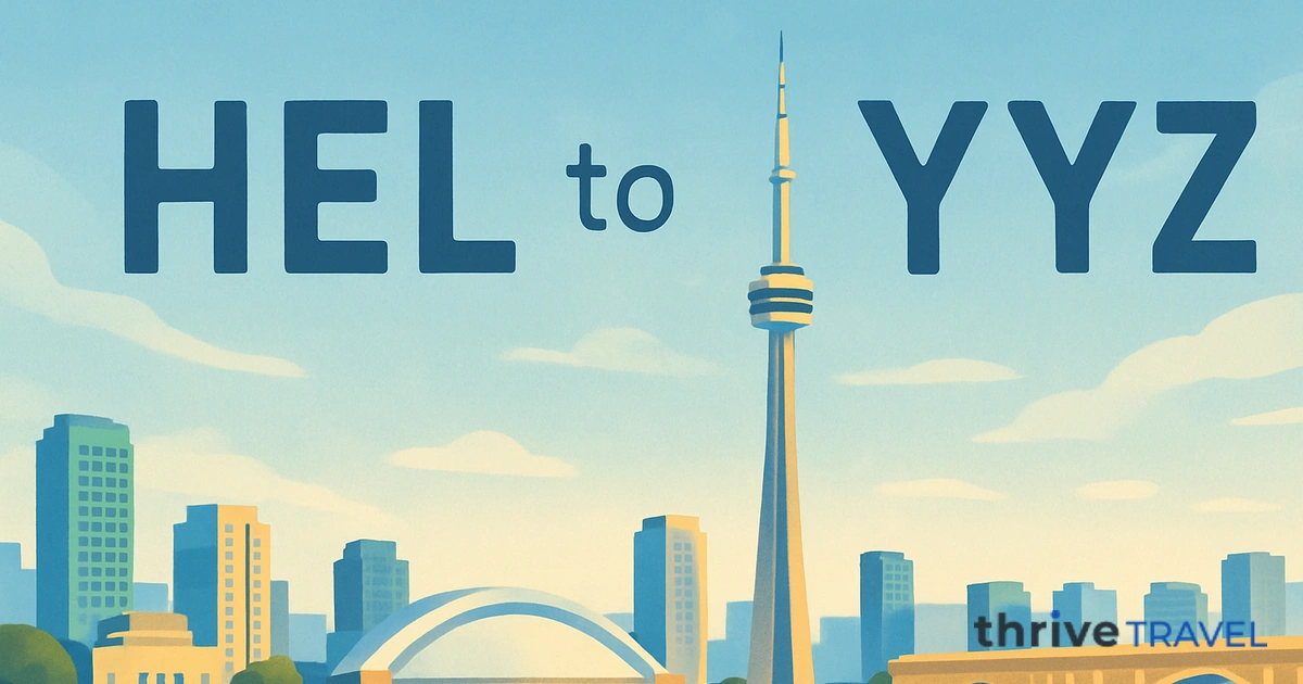 Helsinki to Toronto