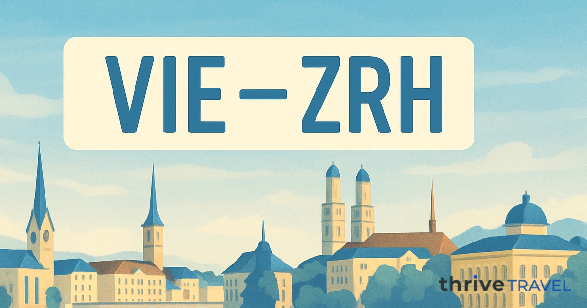 Vienna to Zurich