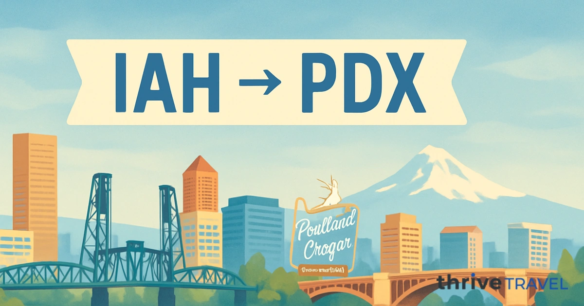 Houston to Portland