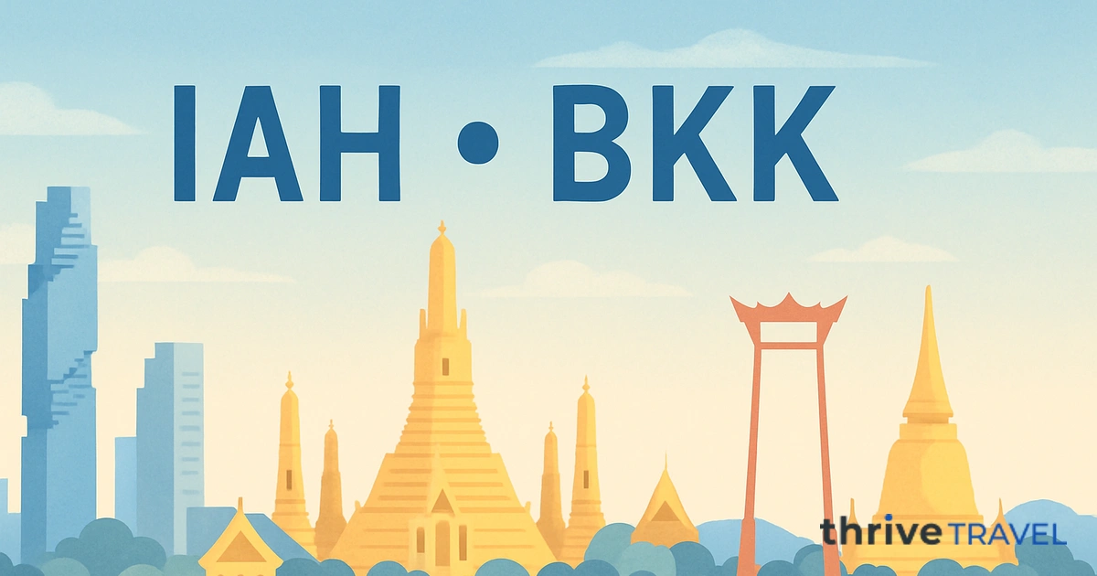Houston to Bangkok