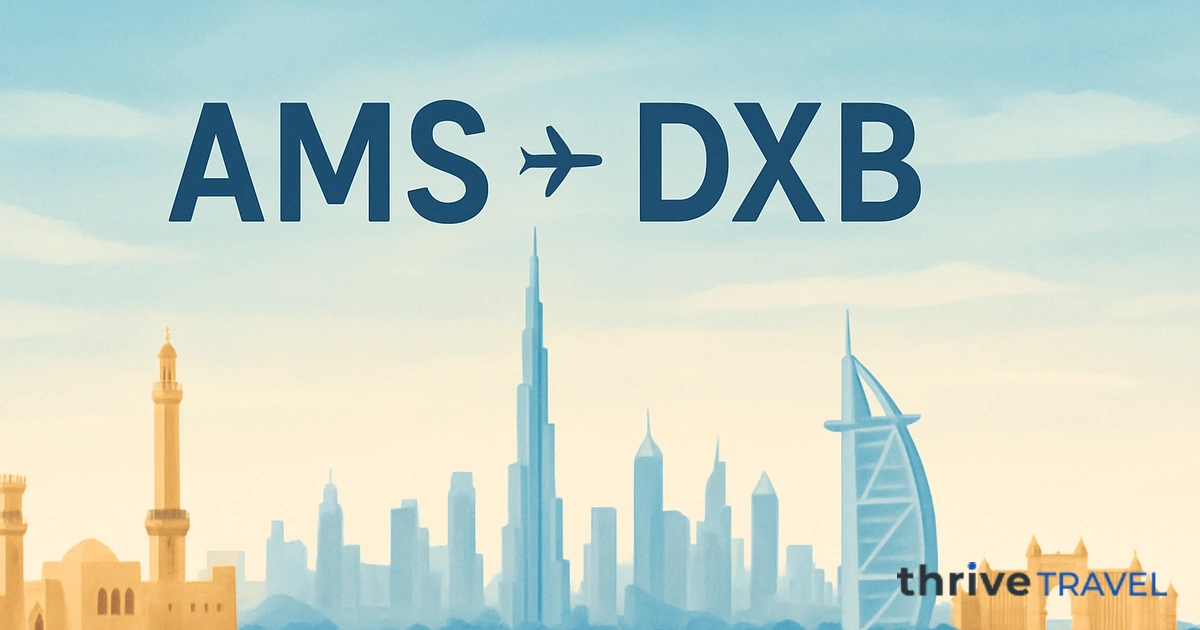 Amsterdam to Dubai