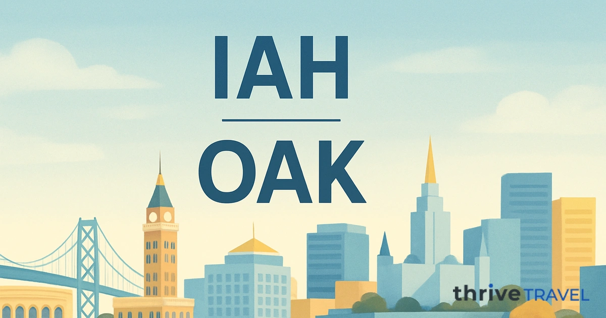 Houston to Oakland