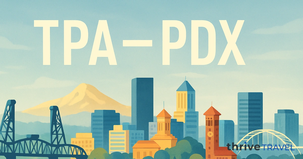 Tampa to Portland