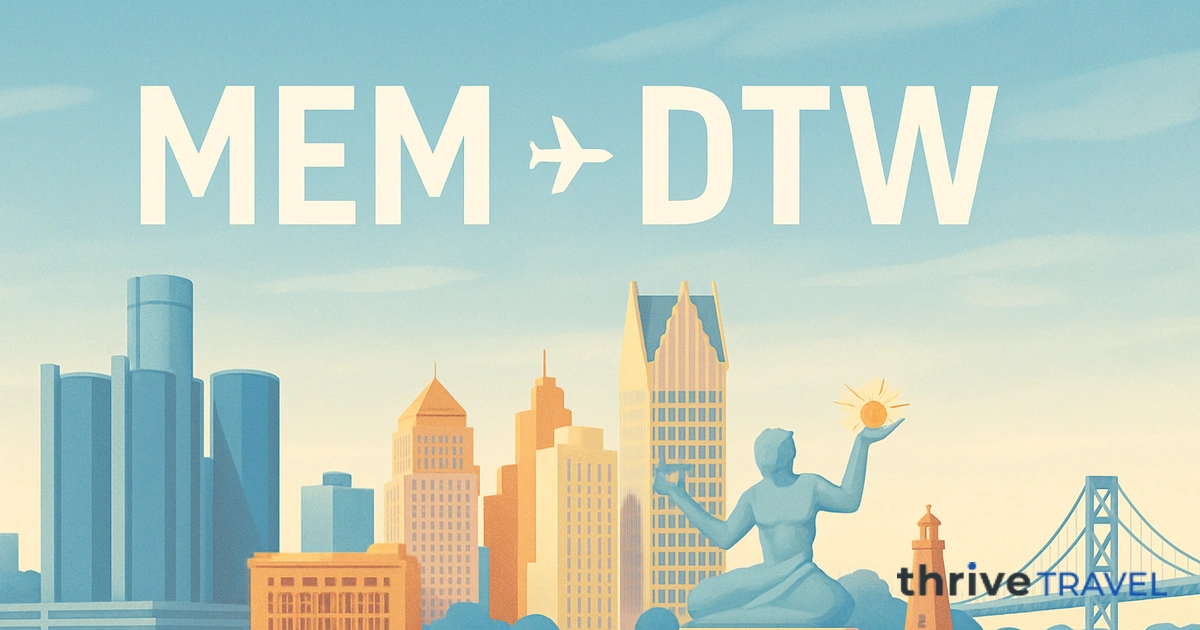 Memphis to Detroit