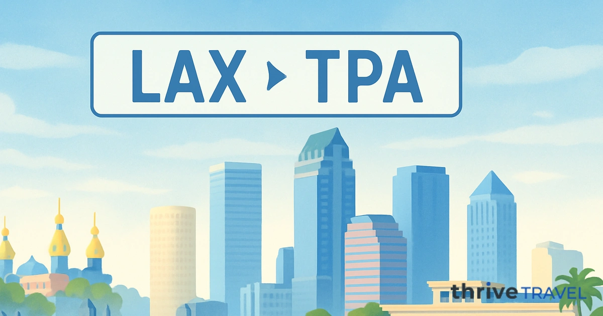Los Angeles to Tampa