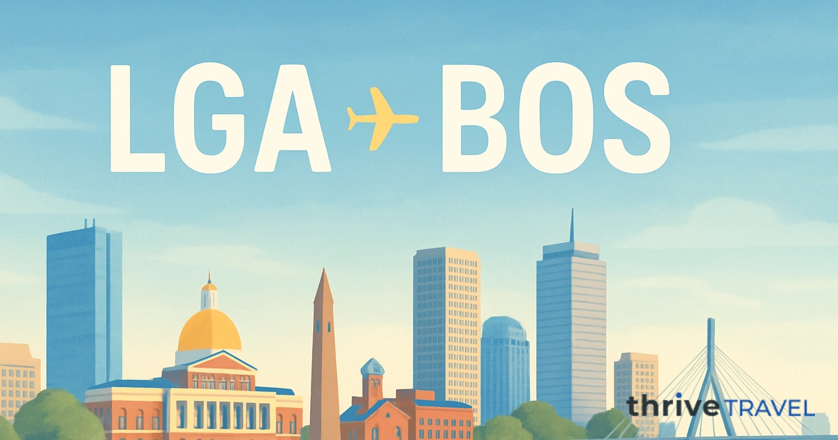 New York to Boston