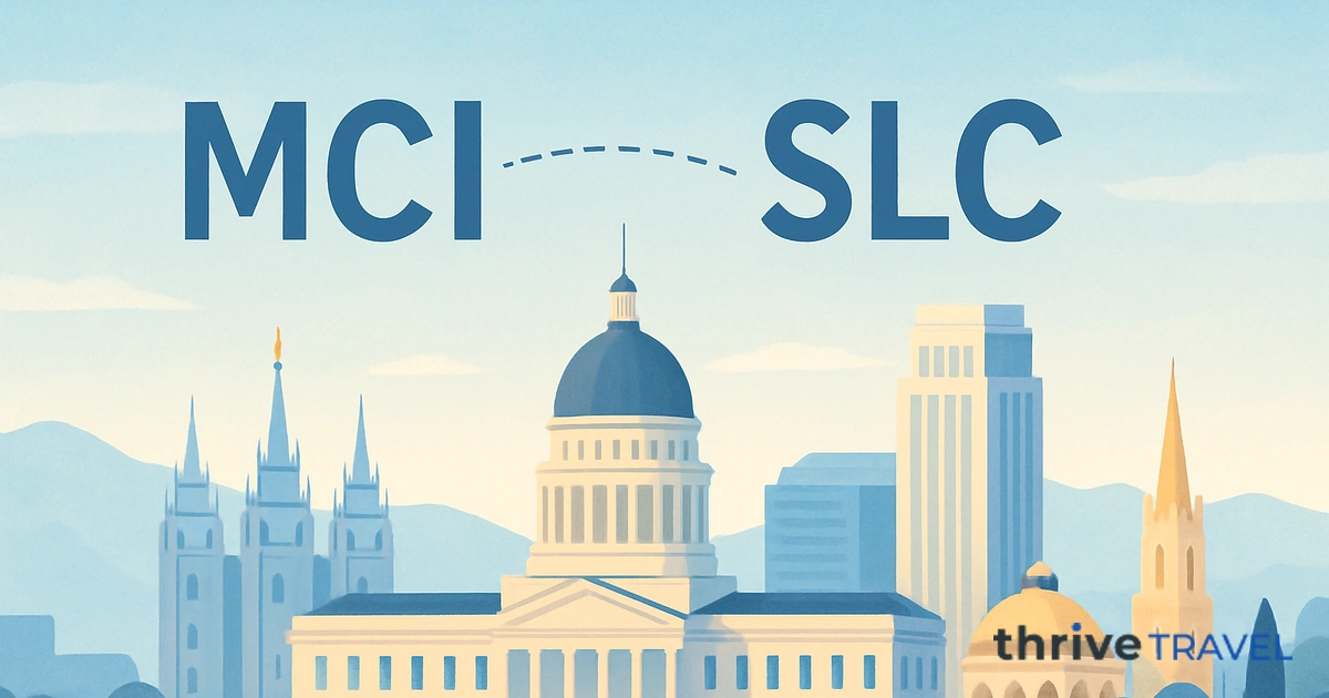 Kansas City to Salt Lake City