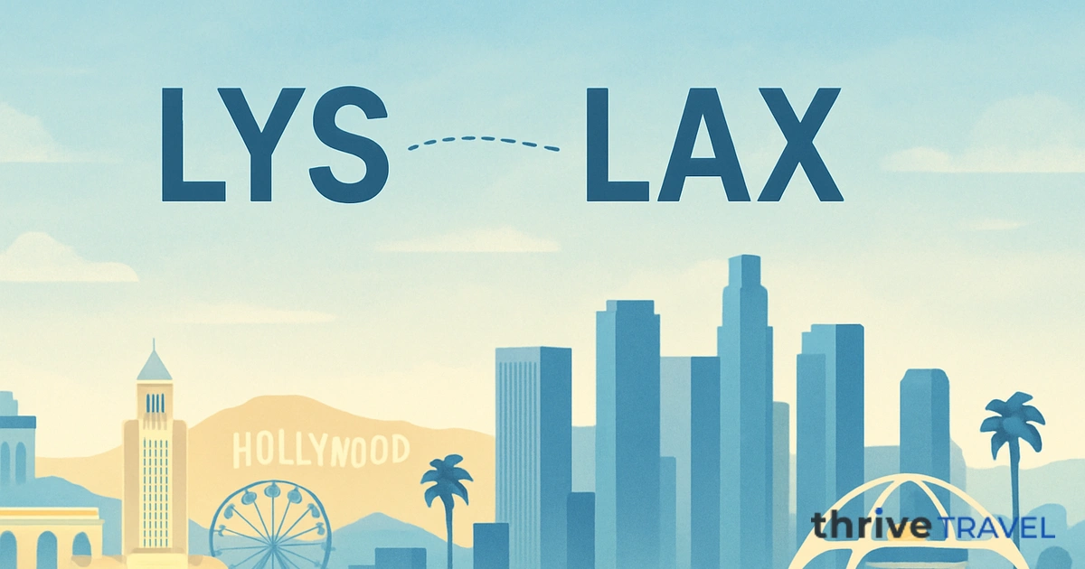 Lyon to Los Angeles