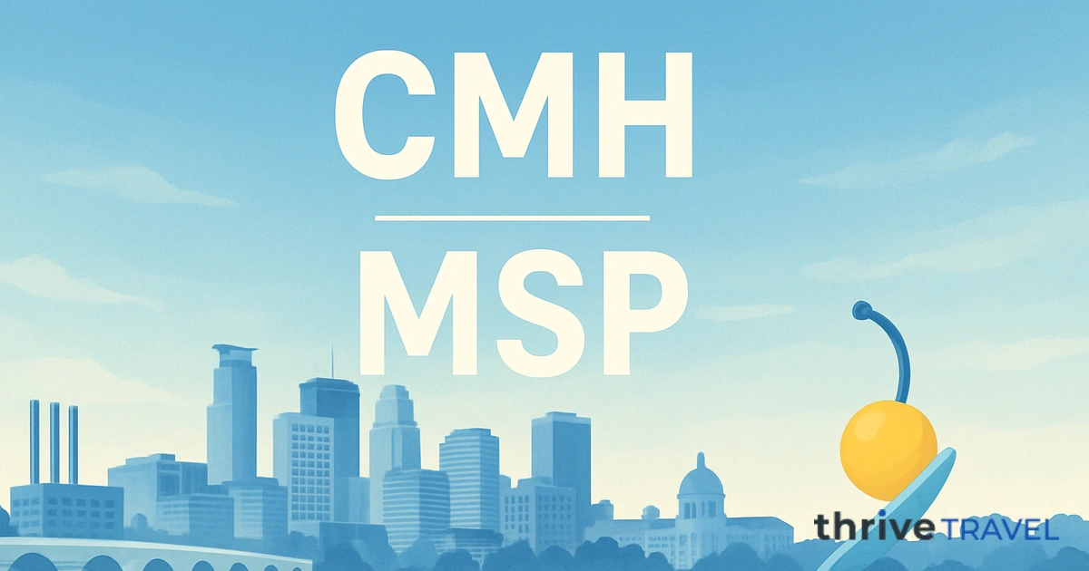 Columbus to Minneapolis