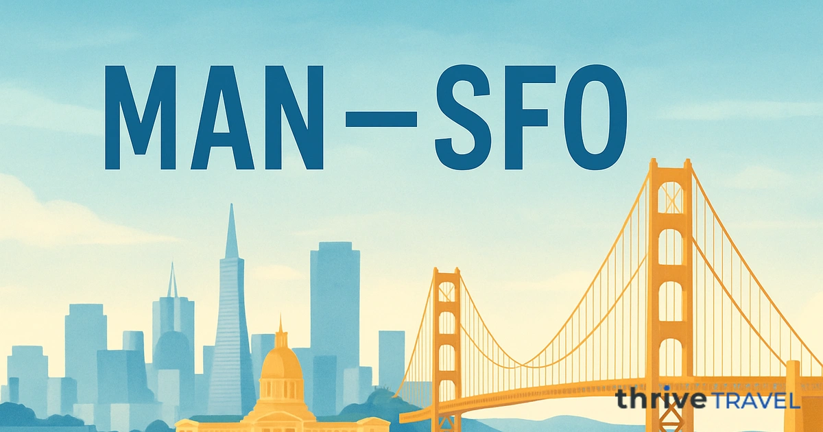 Manchester to San Francisco