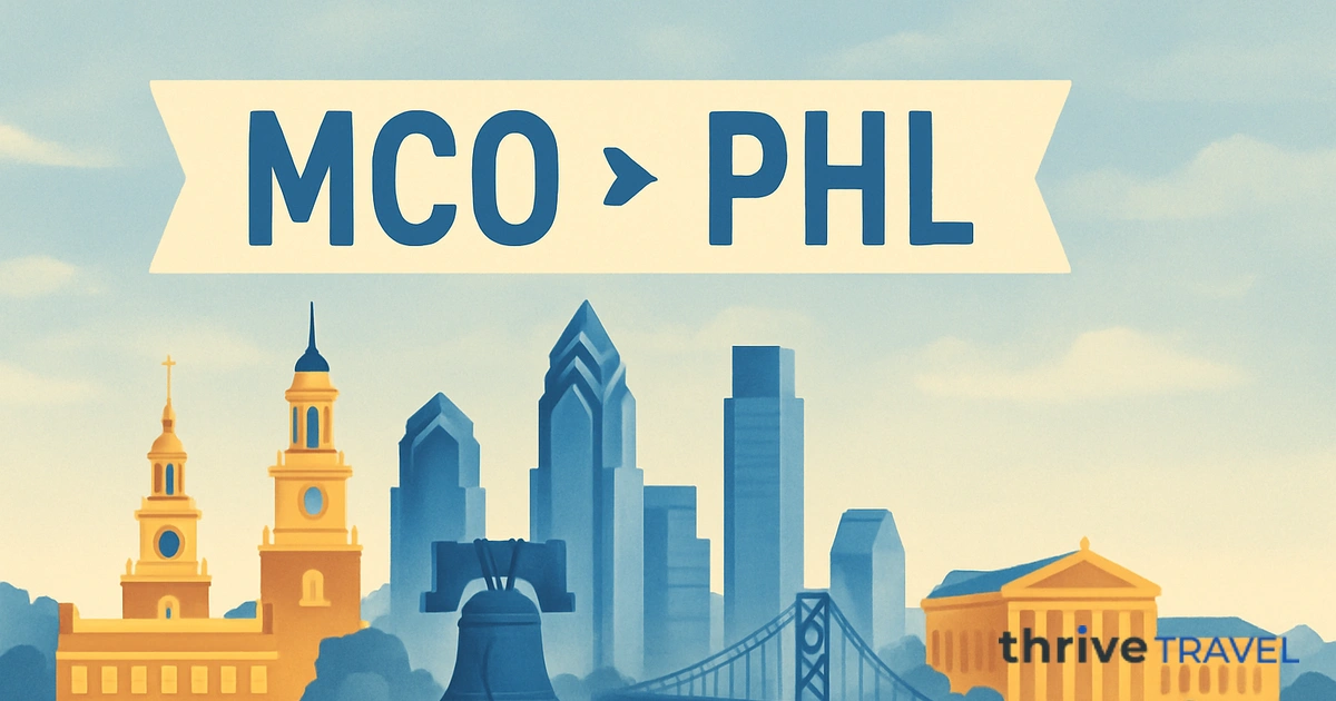 Orlando to Philadelphia