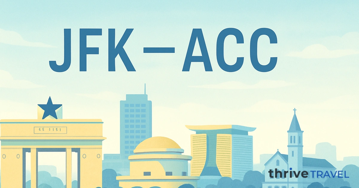 New York to Accra