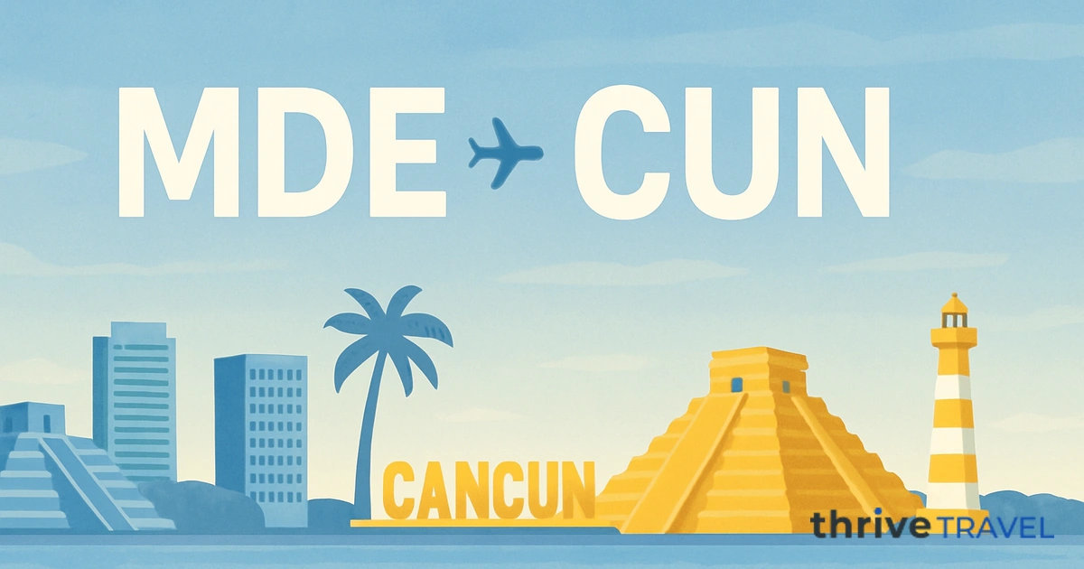 Medellín to Cancún