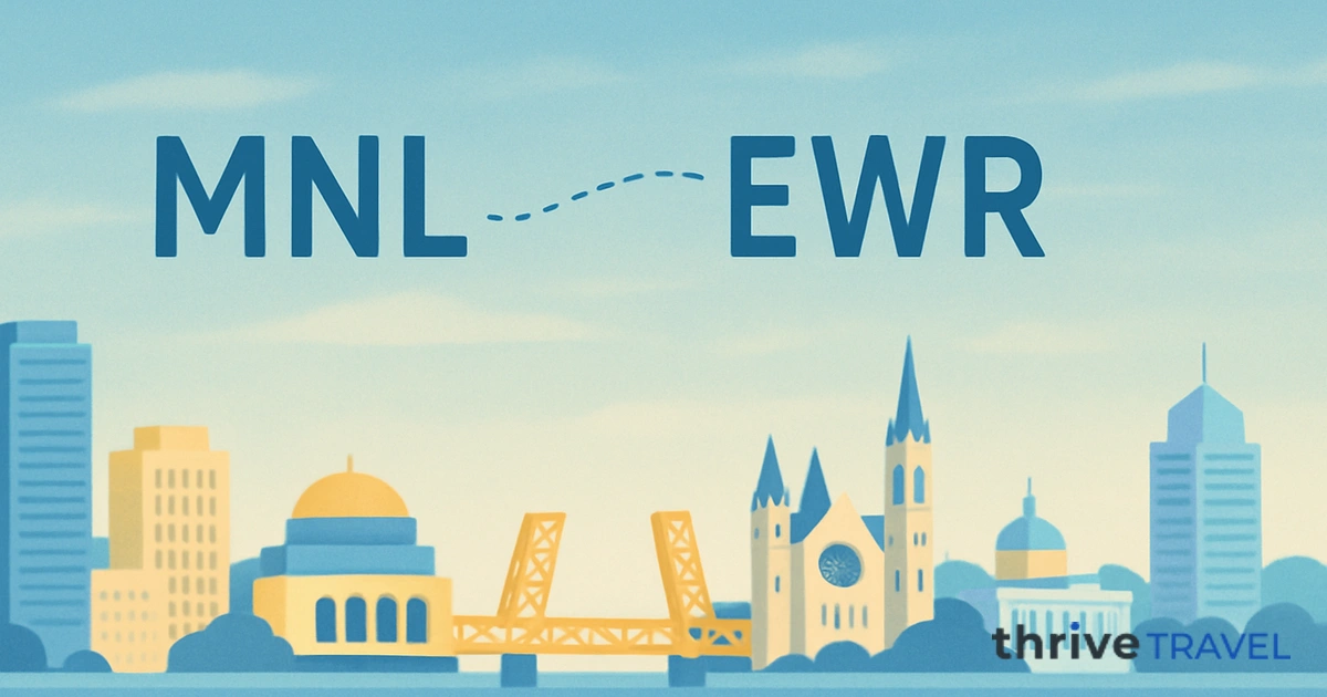 Manila to Newark
