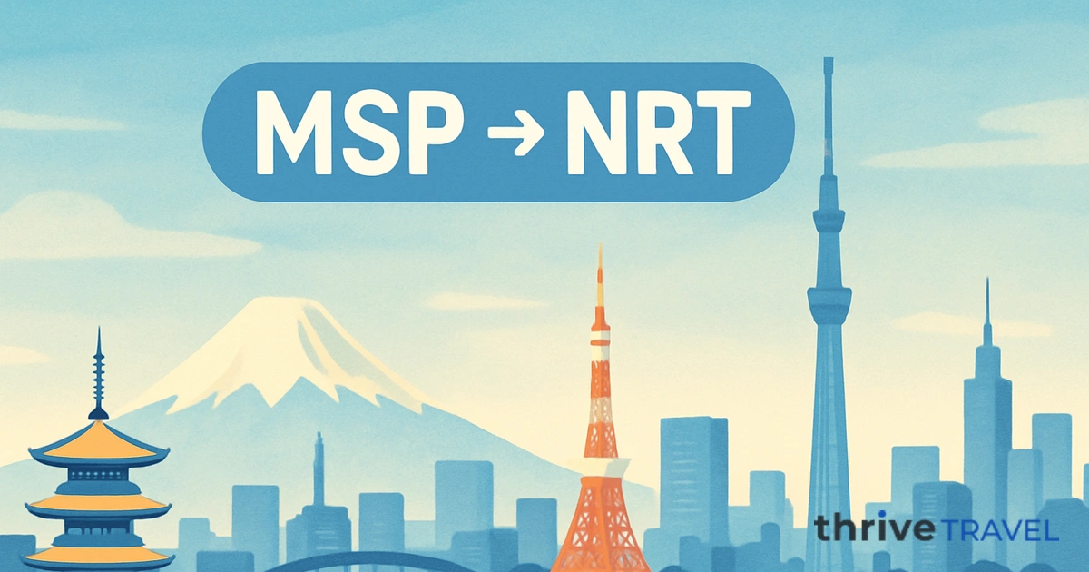 Minneapolis to Tokyo