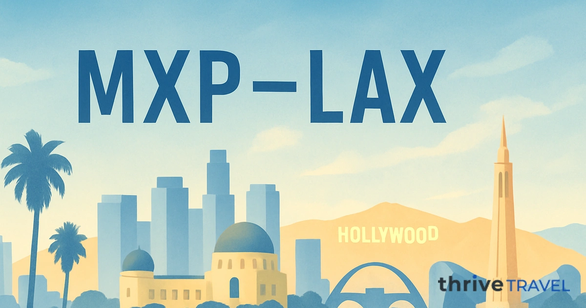 Milan to Los Angeles